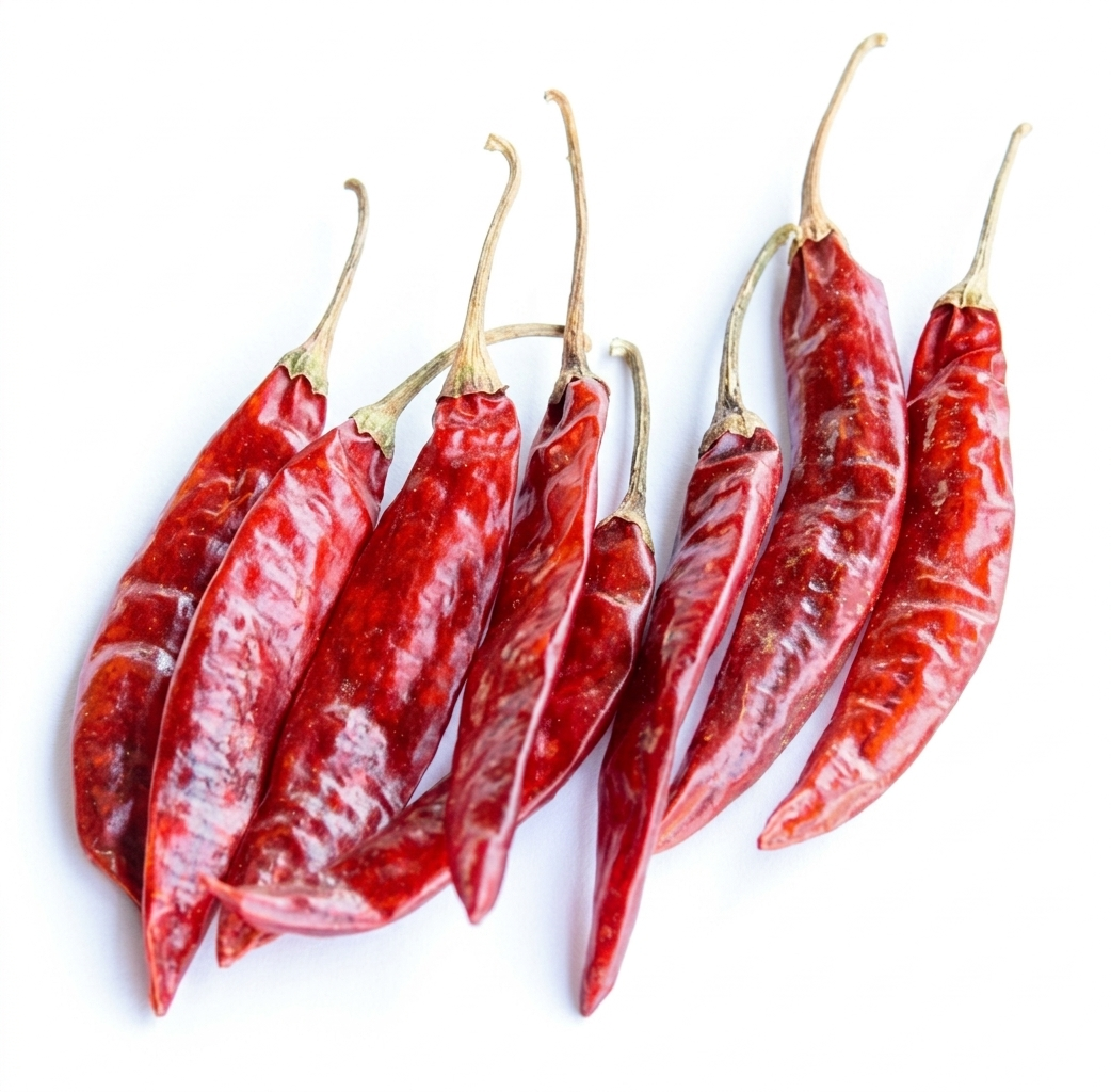 Sannam Red Chillies Close Up Detail