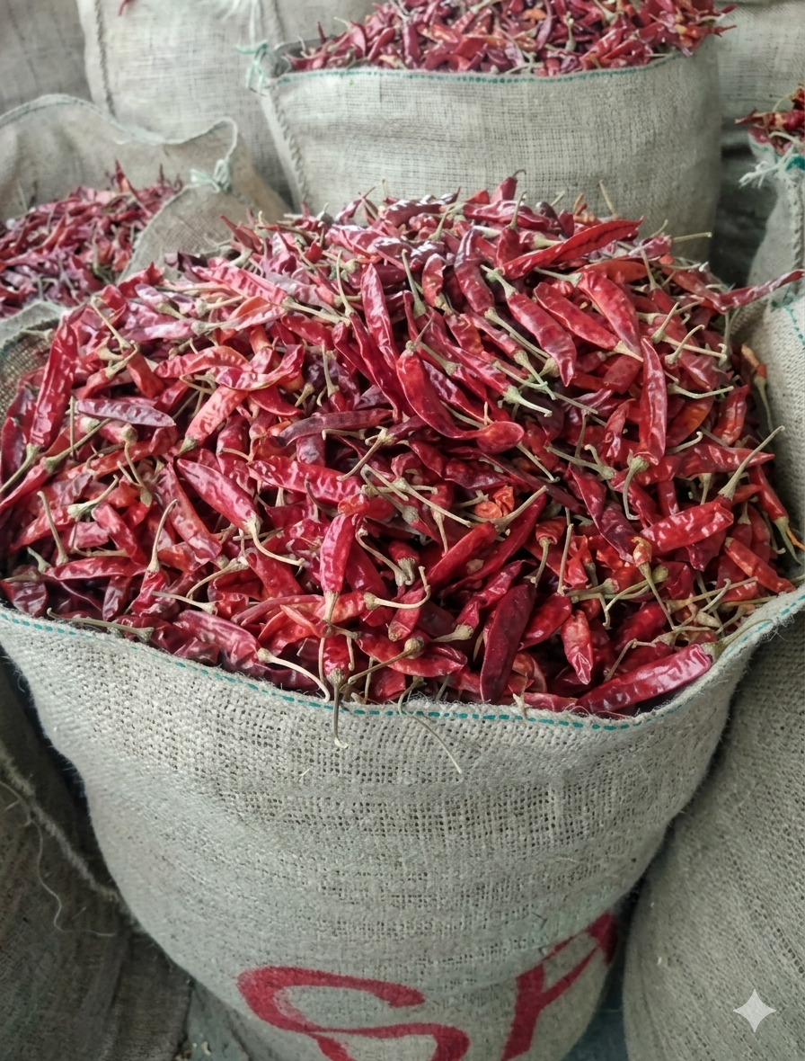 Teja Chilli Export Packaging Jute Bags