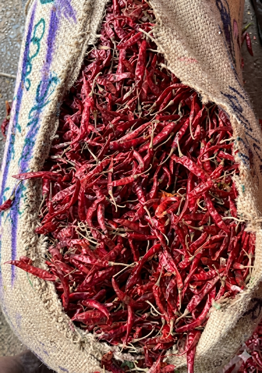 Wrinkled 273 Chilli Export Packaging PP Bags